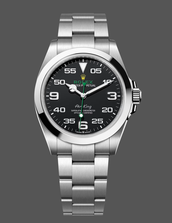 Rolex Air-King Stainless Steel Black Arabic Dial 116900 40mm Mens Replica Watch