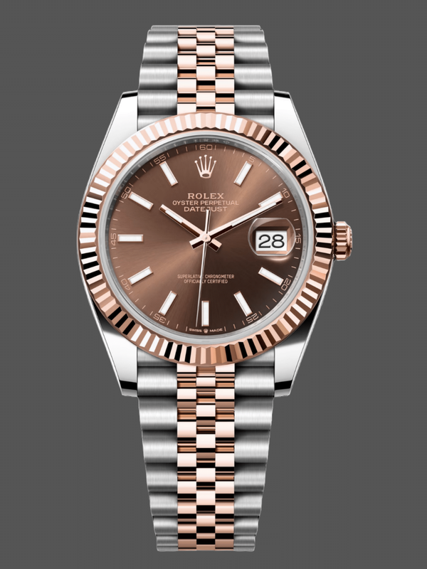 Rolex Datejust Automatic Rose Gold & Steel Watch m126331 0002