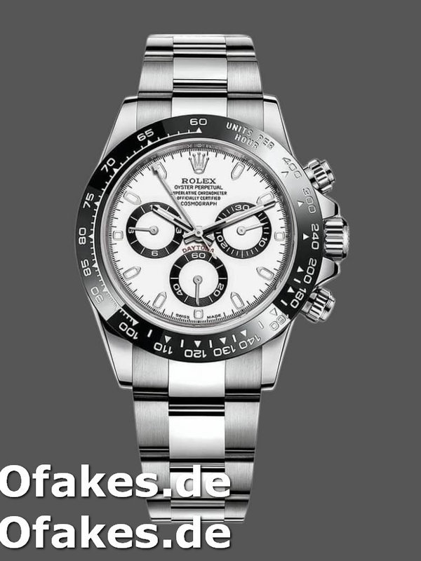 Rolex Cosmograph Daytona 116500LN Stainless Steel White Dial 40mm Mens Replica Watch