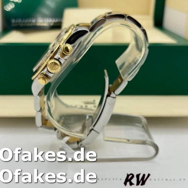 Replica Rolex Cosmograph Daytona 116503 Gelbgold Champagner Diamant Zifferblatt 40MM Herren Replica Uhren