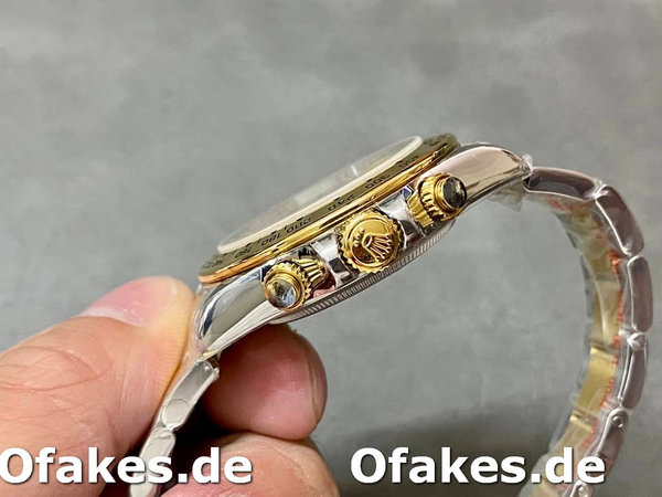 Replica Rolex Cosmograph Daytona 116503 Gelbgold Champagner Diamant Zifferblatt 40MM Herren Replica Uhren