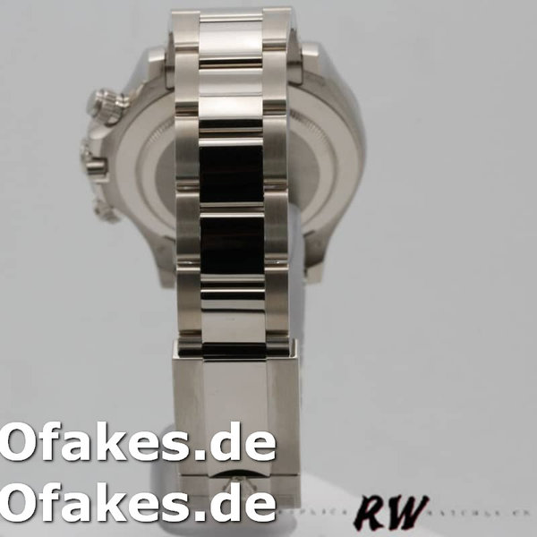 Replica Rolex Cosmograph Daytona 116509 Black Dial White Gold 40MM Herren Replica Uhren