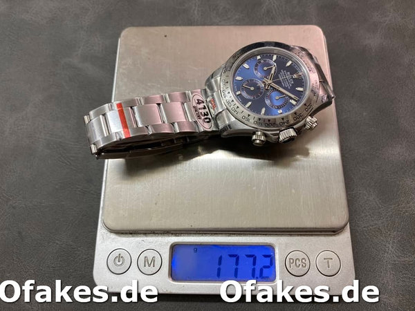 Replica Rolex Cosmograph Daytona 116509 Blue Index Dial 40MM Herren Replica Uhren