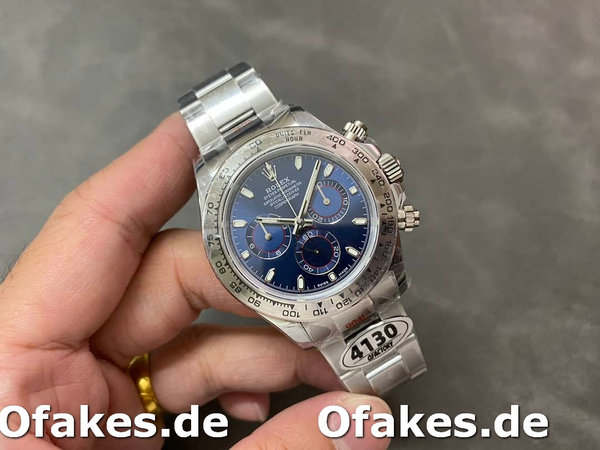 Replica Rolex Cosmograph Daytona 116509 Blue Index Dial 40MM Herren Replica Uhren