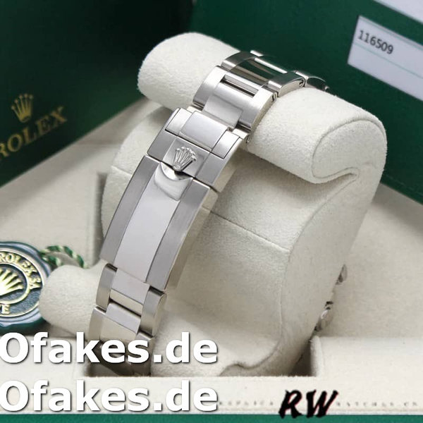 Replica Rolex Cosmograph Daytona 116509 White Mother of Pearl Dial 40MM Herren Replica Uhren