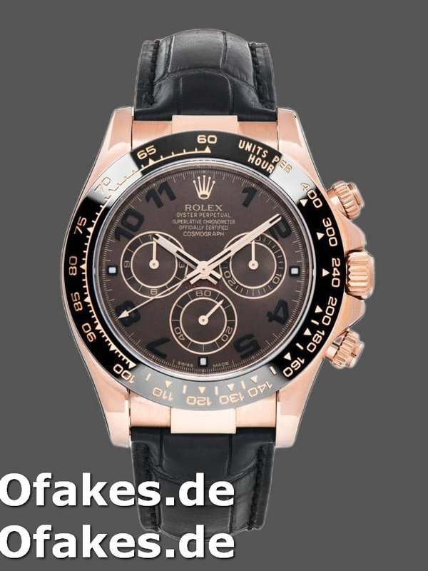 Rolex Cosmograph Daytona 116515 Chocolate Brown Dial 40mm Herren Replica Watch