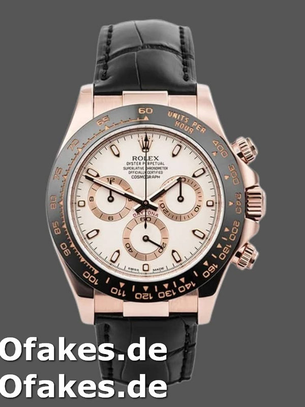 Rolex Cosmograph Daytona 116515 Ivory Dial 40mm Herren Replica Watch
