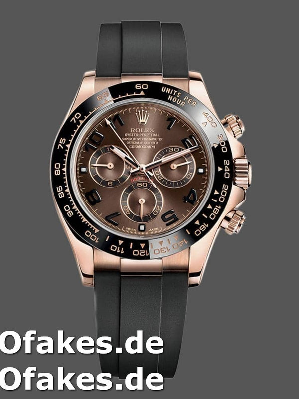 Rolex Cosmograph Daytona 116515LN Chocolate Arabic Dial 40mm Mens Replica Watch