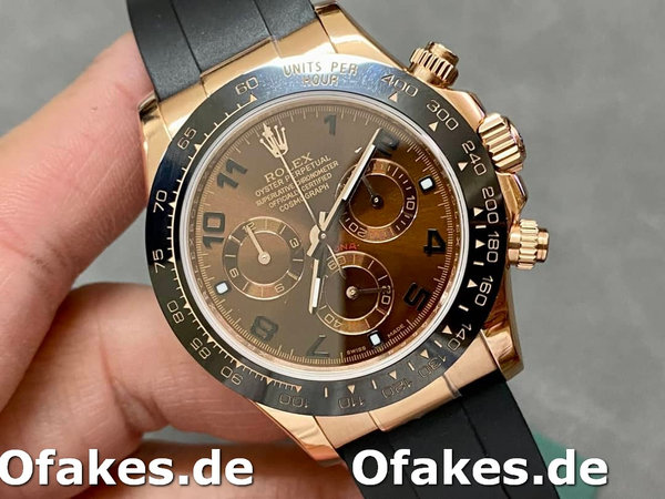 Replica Rolex Cosmograph Daytona 116515LN Chocolate Arabic Dial 40mm Herren Replica Uhren