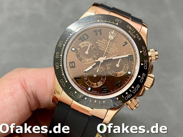 Replica Rolex Cosmograph Daytona 116515LN Chocolate Arabic Dial 40mm Herren Replica Uhren