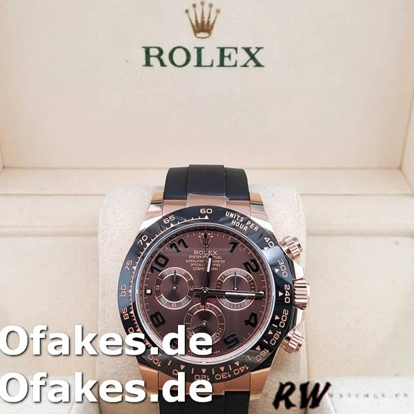 Replica Rolex Cosmograph Daytona 116515LN Chocolate Arabic Dial 40mm Herren Replica Uhren