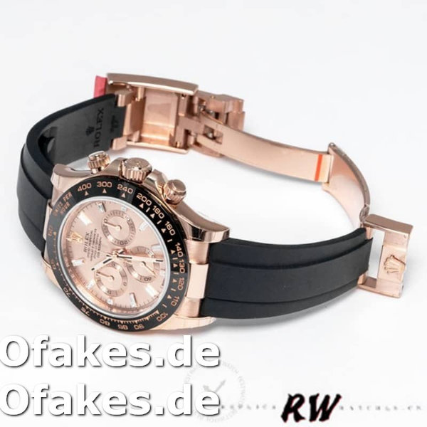 Rolex Cosmograph Daytona 116515LN Everose Gold Pink Dial 40mm Herren Replica Watch