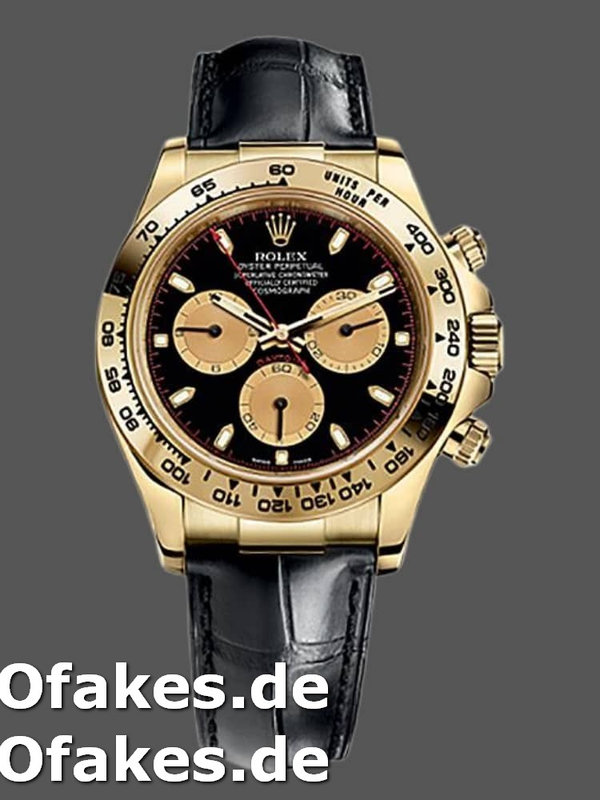 Rolex Cosmograph Daytona 116518 Black And Champagne Dial 40mm Herren Replica Watch