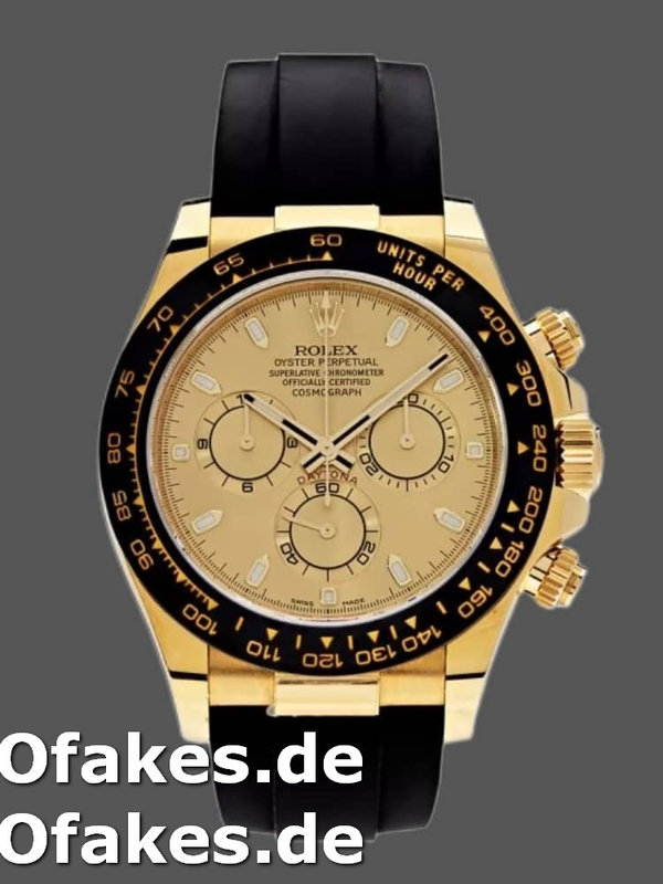 Rolex Cosmograph Daytona 116518 Champagne Dial Automatic 40mm Mens Replica Watch