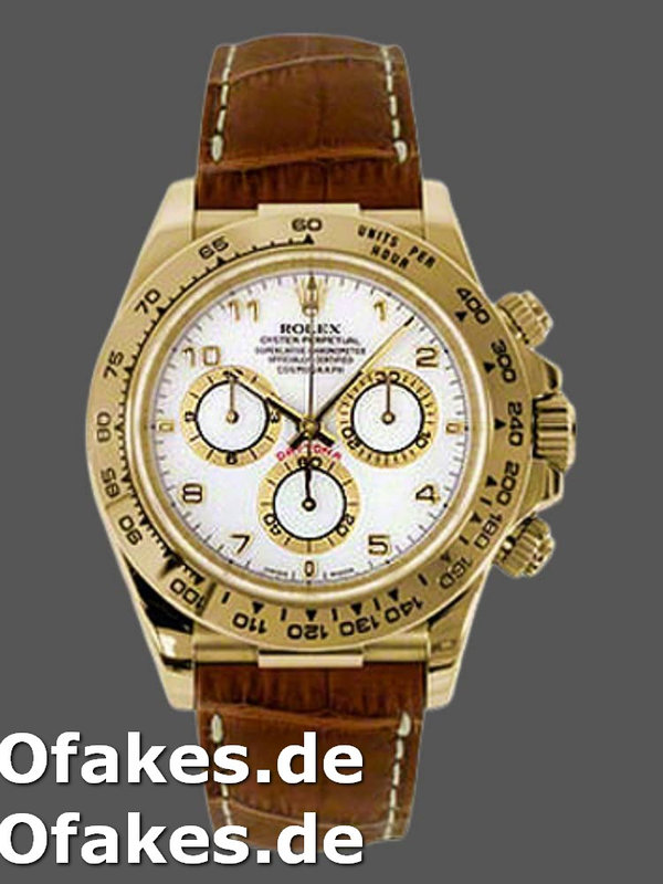Rolex Cosmograph Daytona 116518 White Dial 40mm Mens replica Watch