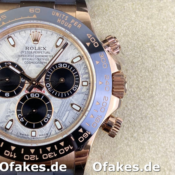 Rolex Cosmograph Daytona 40 mm Meteorite Dial Everose Gold 116515ln 0055