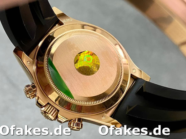 Rolex Cosmograph Daytona Rose Gold Case Schwarzes Zifferblatt 116515ln 0057