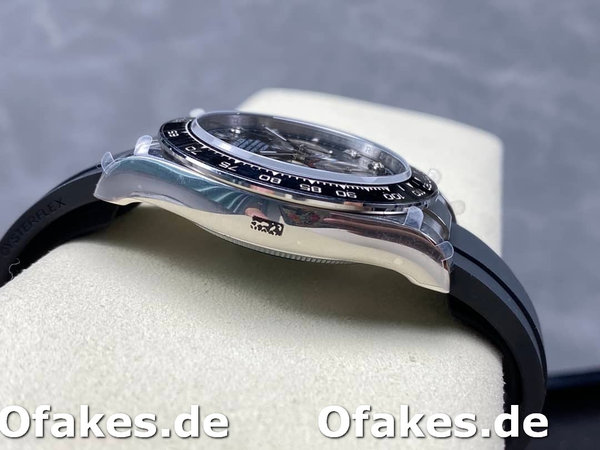 Replica Rolex Cosmograph Daytona Weißgold 126519LN 0004 Bright Black Steel Diamond