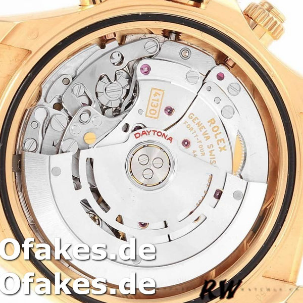 Rolex Daytona 116518 MOP Diamond Dial Brown Leather strap 40mm Mens Replica Watch