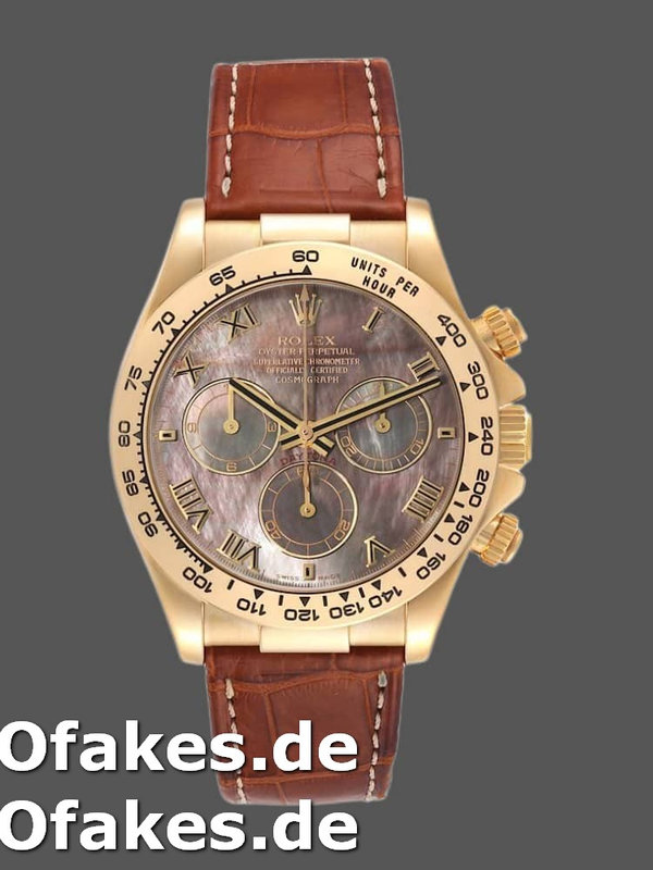 Rolex Daytona 116518 Mother of Pearl Dial 40mm Mens Replica Watch