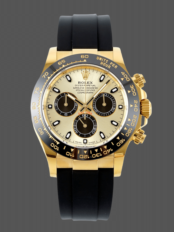 Rolex Daytona 116518LN Yellow Gold Champagne Dial 40mm Herren Replica Watch