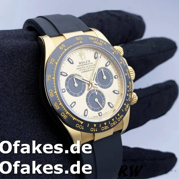 Rolex Daytona 116518LN Yellow Gold Champagne Dial 40mm Herren Replica Watch