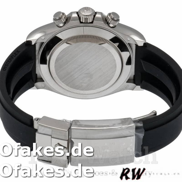 Rolex Daytona 116519 Schwarzes Zifferblatt Black Rubber strap 40mm Herren Replica Watch