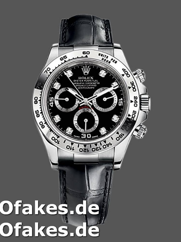 Rolex Daytona 116519 Black Diamonds Dial 40mm Herren Replica Watch