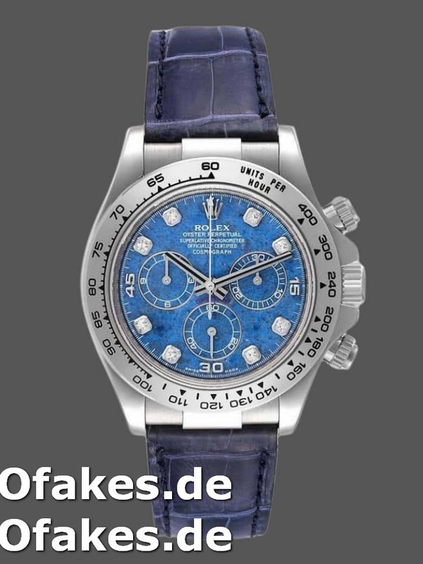 Rolex Daytona 116519 Sodalite diamonds dial 40mm Herren Replica Watch
