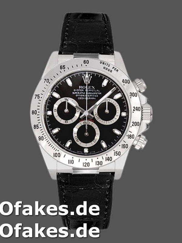 Rolex Daytona 116519 White Gold Schwarzes Zifferblatt 40mm Herren Replica Watch