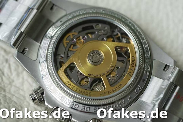 Replica Rolex Daytona 116520 ADG Skeleton Dial Steel Bracelet Steel Case Replica Uhren