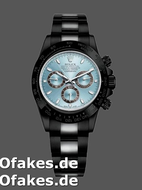 Rolex Daytona 116523 Black PVDDLC Coated Stainless Steel 40mm Herren Replica Watch