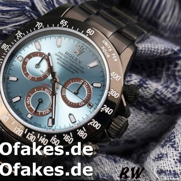 Rolex Daytona 116523 Black PVDDLC Coated Stainless Steel 40mm Herren Replica Watch