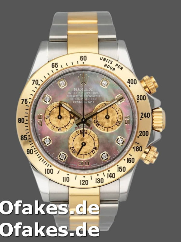 Rolex Daytona 116523 Dark MOP Schwarzes Zifferblatt 40mm Herren Replica Watch