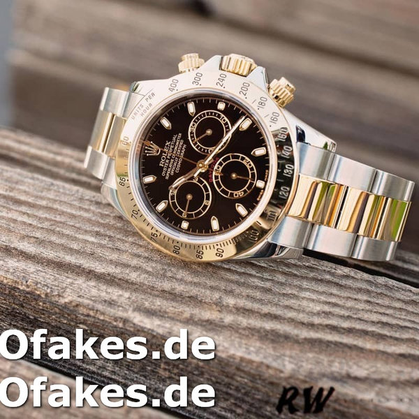 Rolex Daytona 116523 Stainless Steel Schwarzes Zifferblatt 40mm Mens Replica Watch