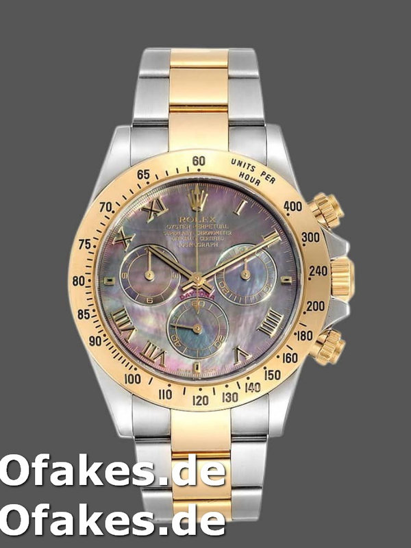 Rolex Daytona 116523 Stainless steel Black MOP Dial 40mm Herren Replica Watch