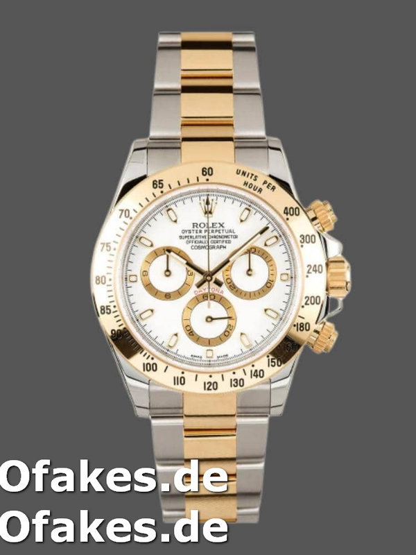 Rolex Daytona 116523 Stainless steel White Dial 40mm Mens Replica Watch