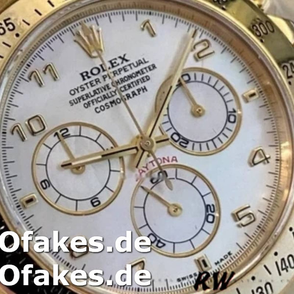 Rolex Daytona 116528 Mother of Pearl Dial 40mm Herren Replica Watch