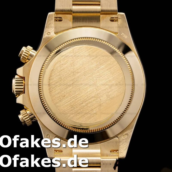 Rolex Daytona 116528 Yellow Gold Champagne Diamond Dial 40mm Herren Replica Watch