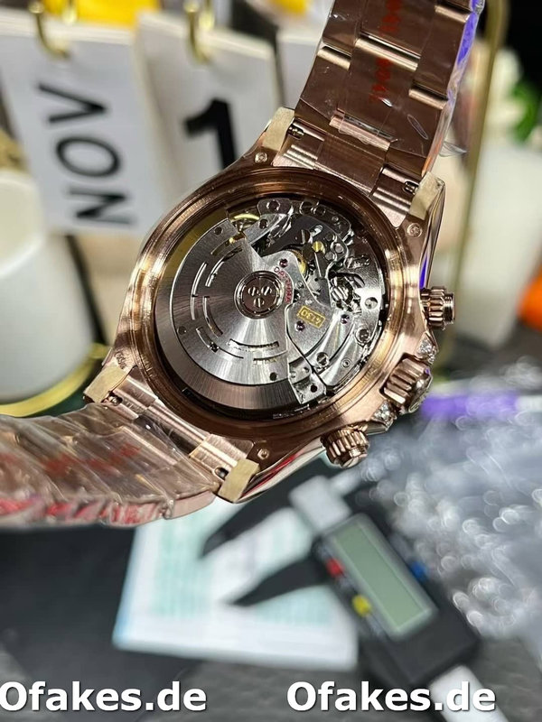Rolex Daytona 116595RBOW 'Rainbow' Rose Gold Pave Diamond Dial Sapphir