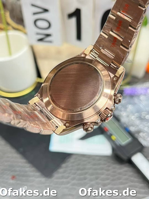 Rolex Daytona 116595RBOW 'Rainbow' Rose Gold Pave Diamond Dial Sapphir