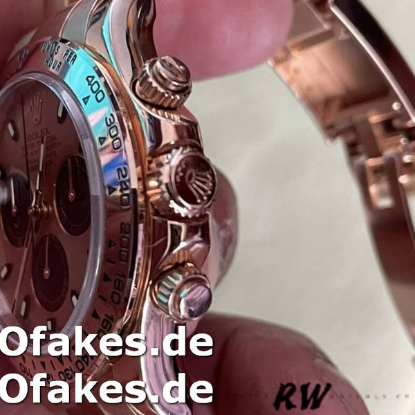 Replica Rolex Daytona 126505 Everose Gold Sundust Panda Dial 40MM Herren Replica Uhren