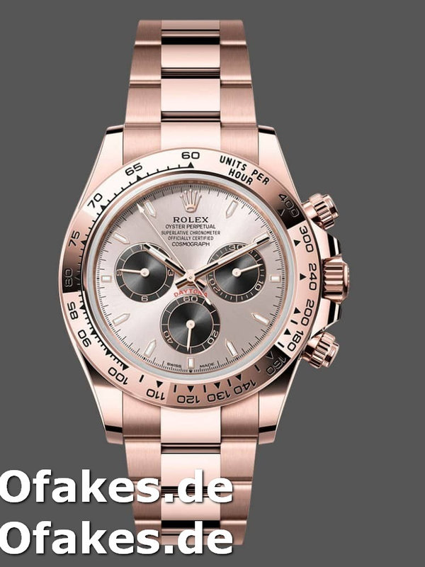 Replica Rolex Daytona 126505 Everose Gold Sundust Panda Dial 40MM Herren Replica Uhren