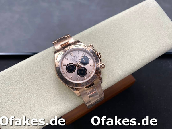 Replica Rolex Daytona 126505 Everose Gold Sundust Panda Dial 40MM Herren Replica Uhren
