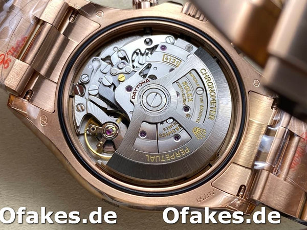 Replica Rolex Daytona 126505 Everose Gold Sundust Panda Dial 40MM Herren Replica Uhren