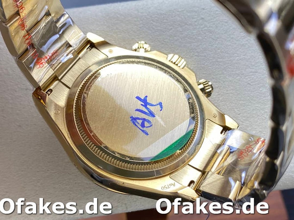 Rolex Daytona 126508 0001 18K Yellow gold White Dial Replica Watch