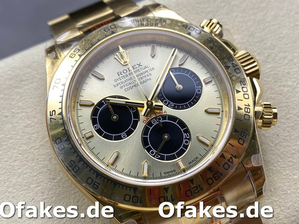 Rolex Daytona 126508 0006 Yellow Gold on Bracelet 1:1 Replica Watch