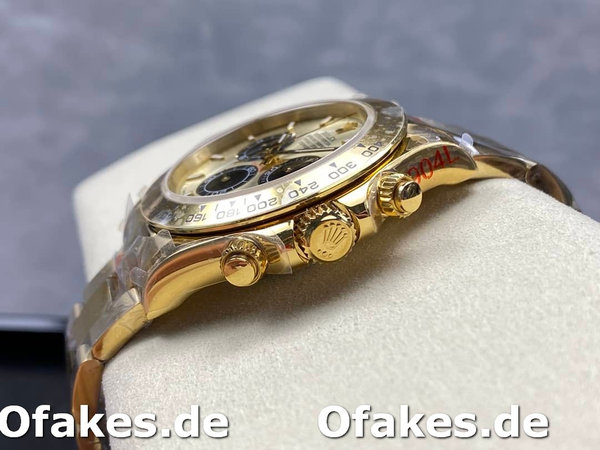 Rolex Daytona 126508 0006 Yellow Gold on Bracelet 1:1 Replica Watch