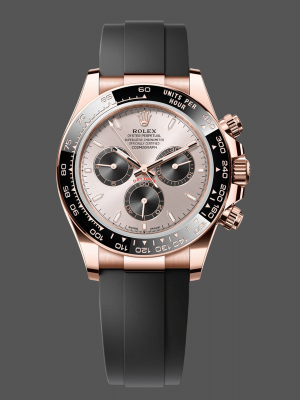 Rolex Daytona 126515LN 0006 Sundust 40mm Everose Gold Oysterflex
