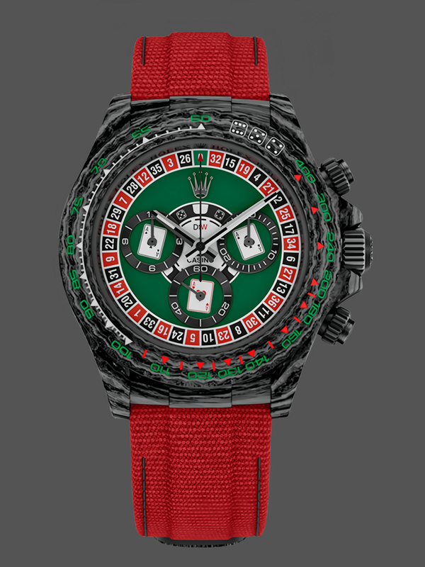 Rolex Daytona Diw Black Carbon Lucky Player (casino) 40mm Oyster